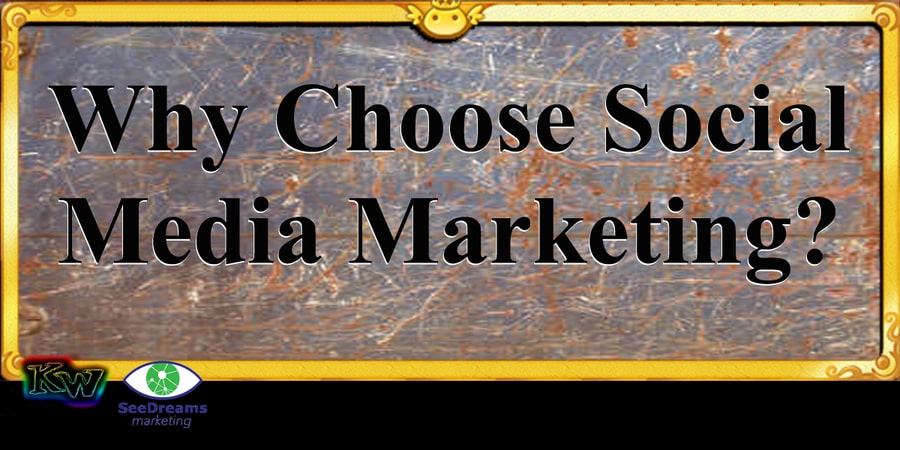 Why Choose Social Media Marketing Title Graphic SeeDreams Marketing Taos, NM Header